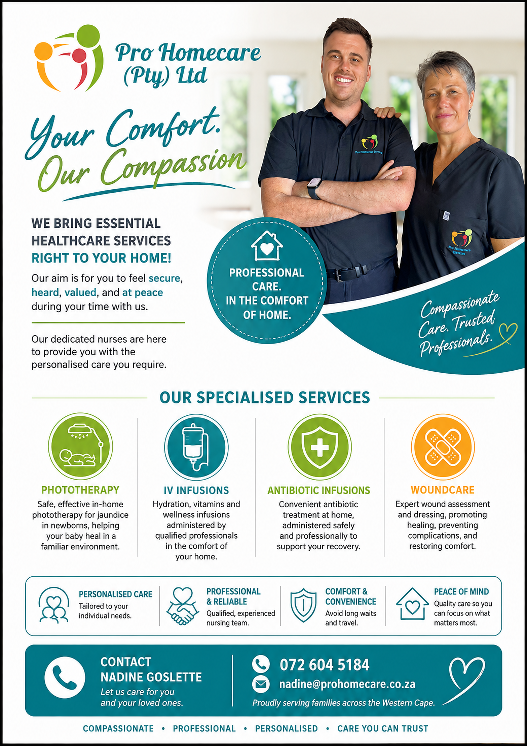 Essential healthcare services at your home!