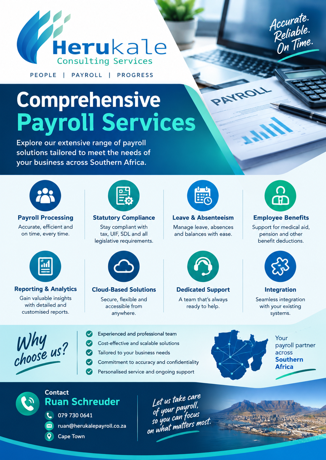 Expert Sage payroll solutions and outsourcing services tailored for businesses across Southern Africa